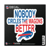 Buffalo Bills Decal 6x6 All Surface Slogan-0