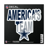Dallas Cowboys Decal 6x6 All Surface Slogan-0