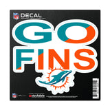 Miami Dolphins Decal 6x6 All Surface Slogan-0