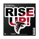 Atlanta Falcons Decal 6x6 All Surface Slogan-0