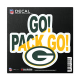 Green Bay Packers Decal 6x6 All Surface Slogan-0