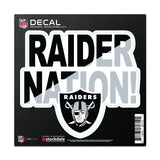 Las Vegas Raiders Decal 6x6 All Surface Slogan-0
