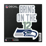 Seattle Seahawks Decal 6x6 All Surface Slogan-0
