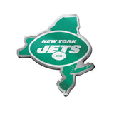 New York Jets Auto Emblem Acrylic State Shape - Special Order-0