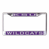 Kansas State Wildcats License Plate Frame - Inlaid - Special Order - Team Fan Cave