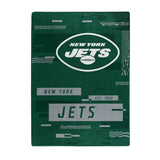 New York Jets Blanket 60x80 Raschel Digitize Design