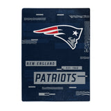 New England Patriots Blanket 60x80 Raschel Digitize Design