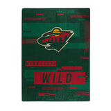 Minnesota Wild Blanket 60x80 Raschel Digitize Design