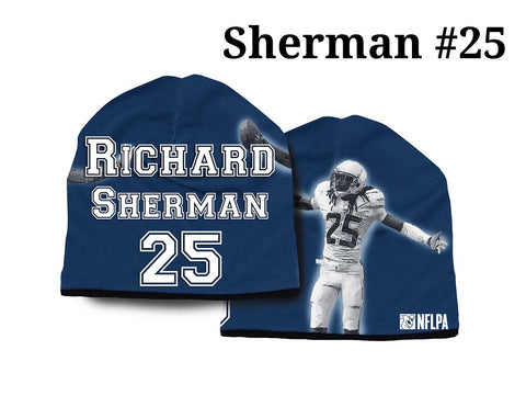 Seattle Seahawks Beanie Lightweight Richard Sherman Design - Team Fan Cave
