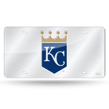 Kansas City Royals License Plate Laser Cut Silver - Team Fan Cave