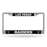 Las Vegas Raiders License Plate Frame Chrome