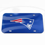 New England Patriots License Plate Acrylic - Special Order-0