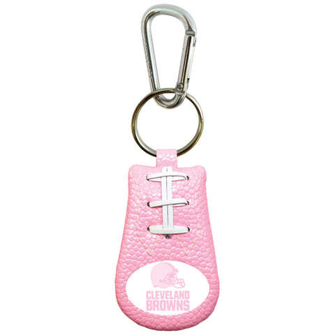 Cleveland Browns Pink NFL Football Keychain - Team Fan Cave