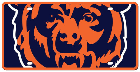 Chicago Bears License Plate - Acrylic Mega Style - Team Fan Cave