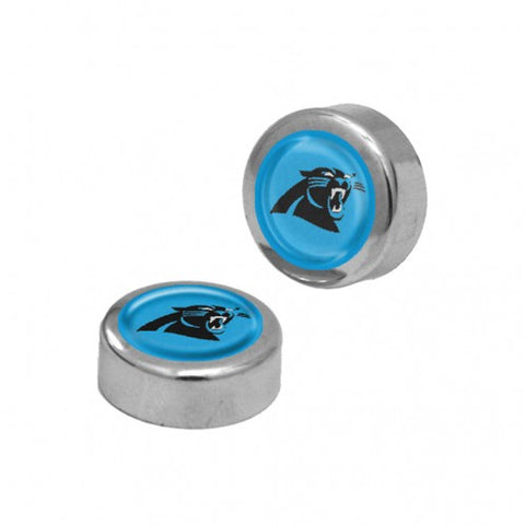 Carolina Panthers Screw Caps Domed - Team Fan Cave