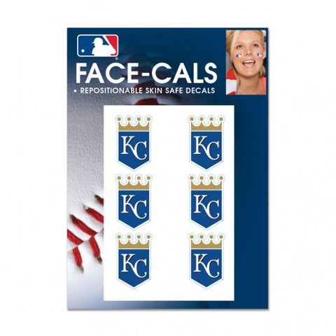 Kansas City Royals Tattoo Face Cals - Team Fan Cave