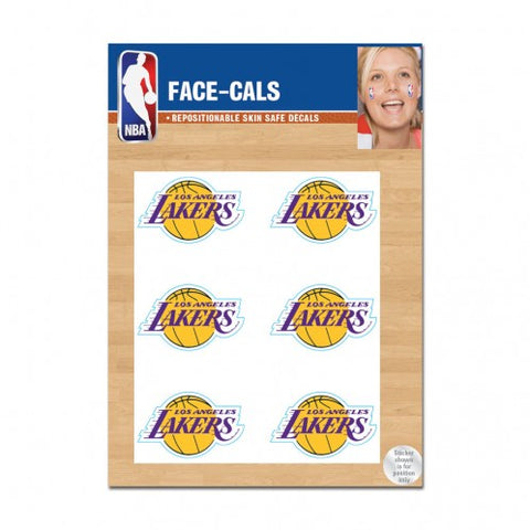 Los Angeles Lakers Tattoo Face Cals
