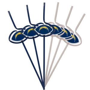 San Diego Chargers Team Sipper Straws - Team Fan Cave