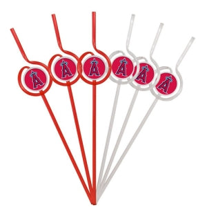 Los Angeles Angels of Anaheim Team Sipper Straws - Team Fan Cave