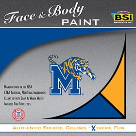 Memphis Tigers Face Paint - Team Fan Cave