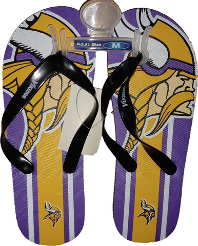 Minnesota Vikings Unisex Flip Flop - (1 Pair) - L-0