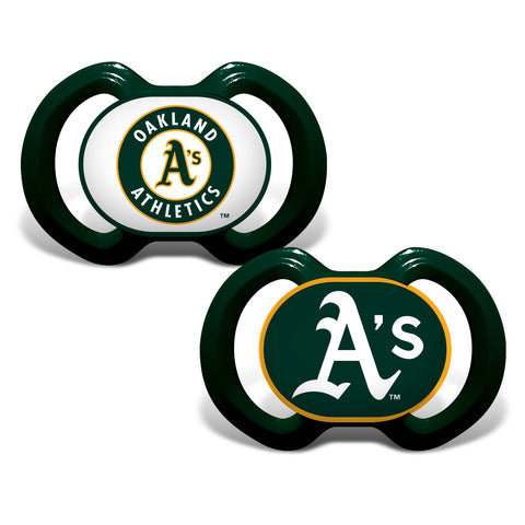 Oakland Athletics Pacifier 2 Pack - Special Order - Team Fan Cave