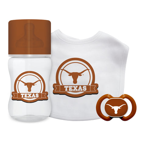 Texas Longhorns Baby Gift Set 3 Piece - Team Fan Cave