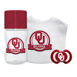 Oklahoma Sooners Baby Gift Set 3 Piece - Team Fan Cave