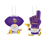 Minnesota Vikings Ornament Gnome Fan 2 Pack-0
