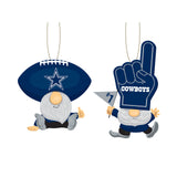 Dallas Cowboys Ornament Gnome Fan 2 Pack-0