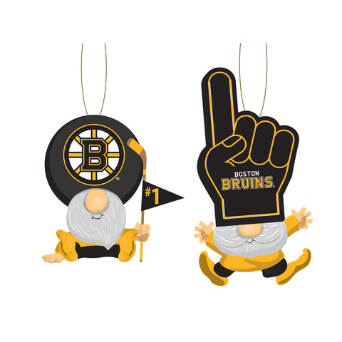 Boston Bruins Ornament Gnome Fan 2 Pack-0