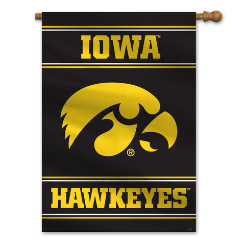 Iowa Hawkeyes Banner 28x40 House Flag Style 2 Sided - Team Fan Cave