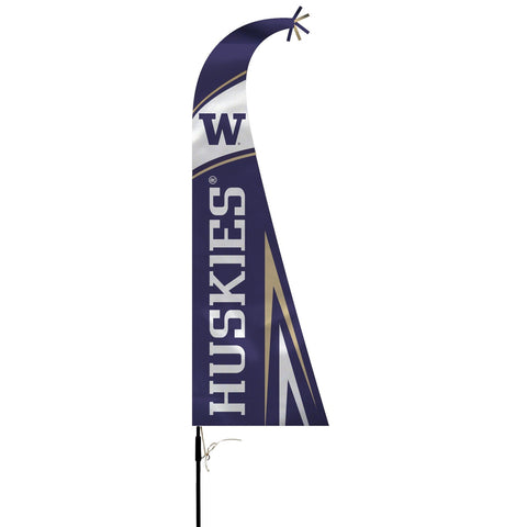 Washington Huskies Flag Premium Feather Style CO - Team Fan Cave