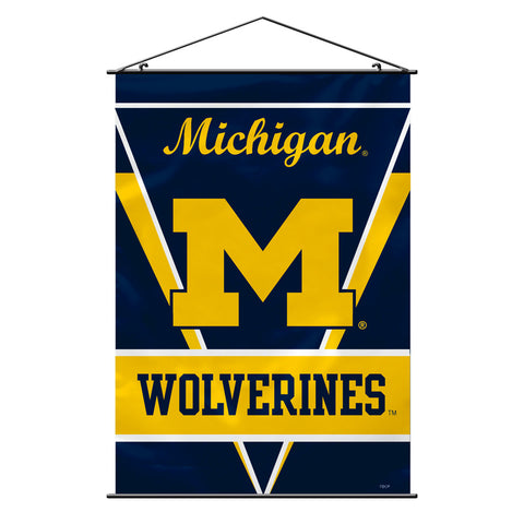 Michigan Wolverines Banner 28x40 Wall Style - Team Fan Cave