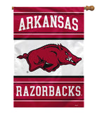 Arkansas Razorbacks Banner 28x40 House Flag Style 2 Sided - Team Fan Cave