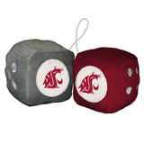 Washington State Cougars Fuzzy Dice - Special Order - Team Fan Cave