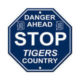 Detroit Tigers Sign 12x12 Plastic Stop Style Alternate - Team Fan Cave