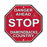 Arizona Diamondbacks Sign 12x12 Plastic Stop Style - Special Order - Team Fan Cave