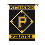 Pittsburgh Pirates Flag 28x40 House 1-Sided CO - Team Fan Cave