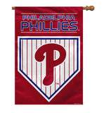 Philadelphia Phillies Banner 28x40 House Flag Style 2 Sided - Team Fan Cave