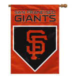 San Francisco Giants Banner 28x40 House Flag Style 2 Sided - Team Fan Cave