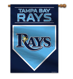 Tampa Bay Rays Banner 28x40 House Flag Style 2 Sided - Team Fan Cave