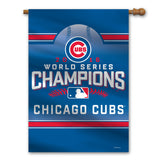 Chicago Cubs Banner Premium 28x40 Wall 2016 World Series Champs - Team Fan Cave
