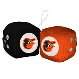 Baltimore Orioles Fuzzy Dice - Special Order - Team Fan Cave