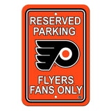 Philadelphia Flyers Sign 12x18 Plastic Reserved Parking Style CO - Team Fan Cave