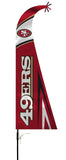 San Francisco 49ers Flag Premium Feather Style CO - Team Fan Cave