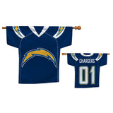 Los Angeles Chargers Flag Jersey Design CO - Team Fan Cave