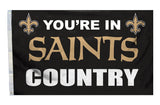 New Orleans Saints Flag 3x5 Country - Special Order - Team Fan Cave