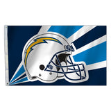 Los Angeles Chargers Flag 3x5 Helmet Design - Team Fan Cave