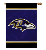 Baltimore Ravens Flag 28x40 House 1-Sided CO - Team Fan Cave